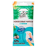 Кокосовые чипсы с солью EcoVida | интернет-магазин натуральных товаров 4fresh.ru - фото 1