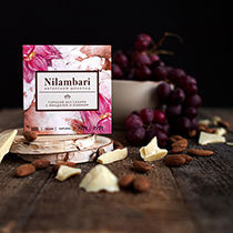 Шоколад горький "Миндаль и изюм" Nilambari | интернет-магазин натуральных товаров 4fresh.ru - фото 6