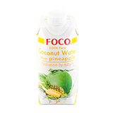 Кокосовая вода с соком ананаса FOCO | интернет-магазин натуральных товаров 4fresh.ru - фото 1
