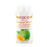 Кокосовая вода с манго FOCO | интернет-магазин натуральных товаров 4fresh.ru - фото 1