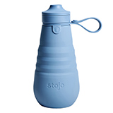 Складная бутылка "Steel" спортивная Stojo | интернет-магазин натуральных товаров 4fresh.ru - фото 1