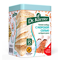 Хлебцы хрустящие "Рисовые", с морской солью Dr. Korner | интернет-магазин натуральных товаров 4fresh.ru - фото 2
