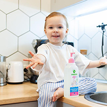 Средство для мытья детской посуды, сосок, бутылочек и игрушек Synergetic | интернет-магазин натуральных товаров 4fresh.ru - фото 4