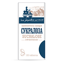 Заменитель сахара "Сукралоза", 150 таблеток Bionova | интернет-магазин натуральных товаров 4fresh.ru - фото 2