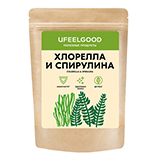 Спирулина и хлорелла прессованные в таблетках Ufeelgood | интернет-магазин натуральных товаров 4fresh.ru - фото 1